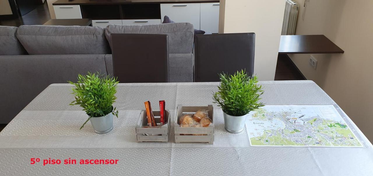 Coqueto Apartamento De 2 Habitaciones En Zona Estacion Tren А-Корунья Екстер'єр фото