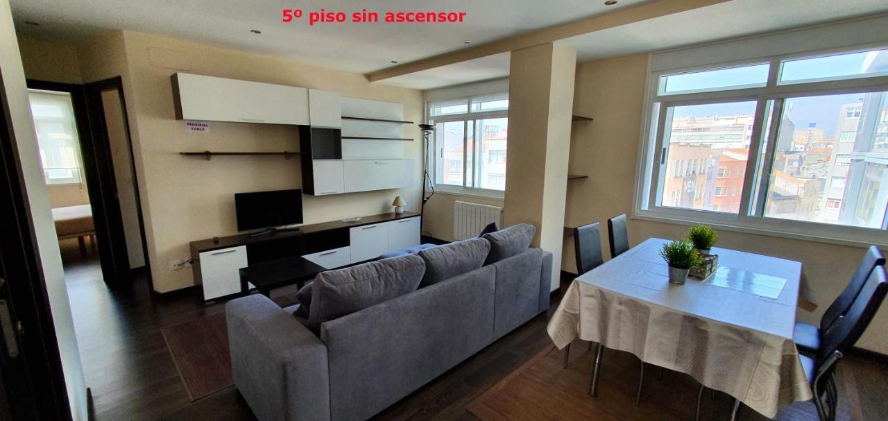 Coqueto Apartamento De 2 Habitaciones En Zona Estacion Tren А-Корунья Екстер'єр фото