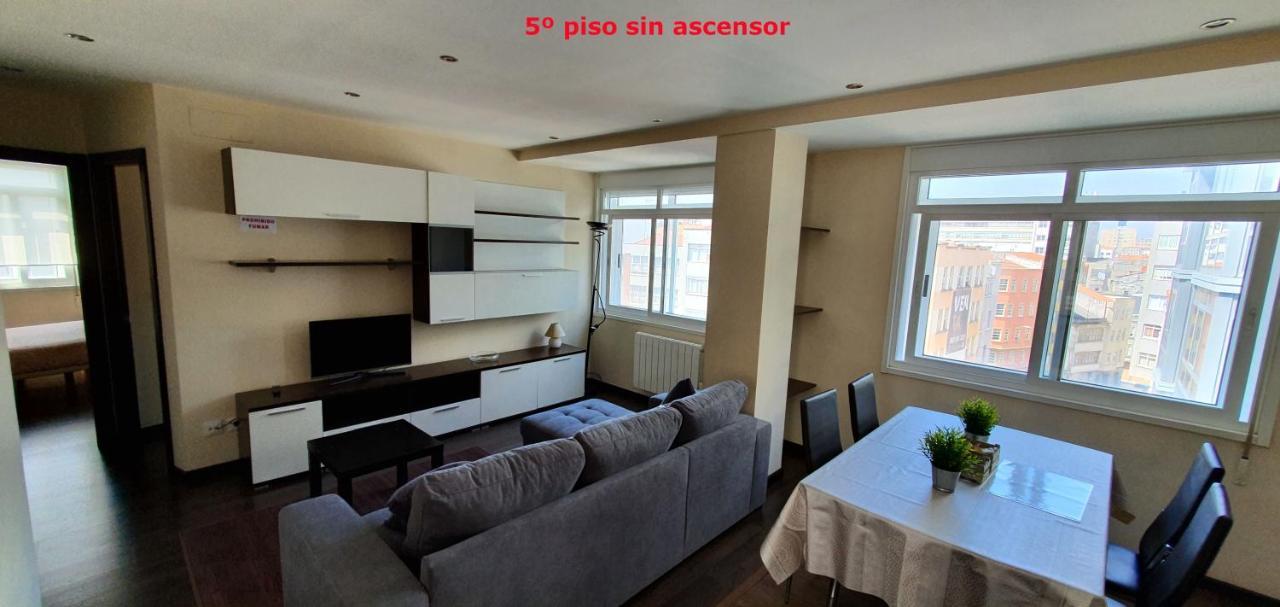 Coqueto Apartamento De 2 Habitaciones En Zona Estacion Tren А-Корунья Екстер'єр фото